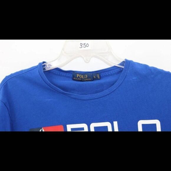 Polo Ralph Lauren T-Shirt 2015 Open Size L Sailing Team Performance Activewear - Picture 5 of 8